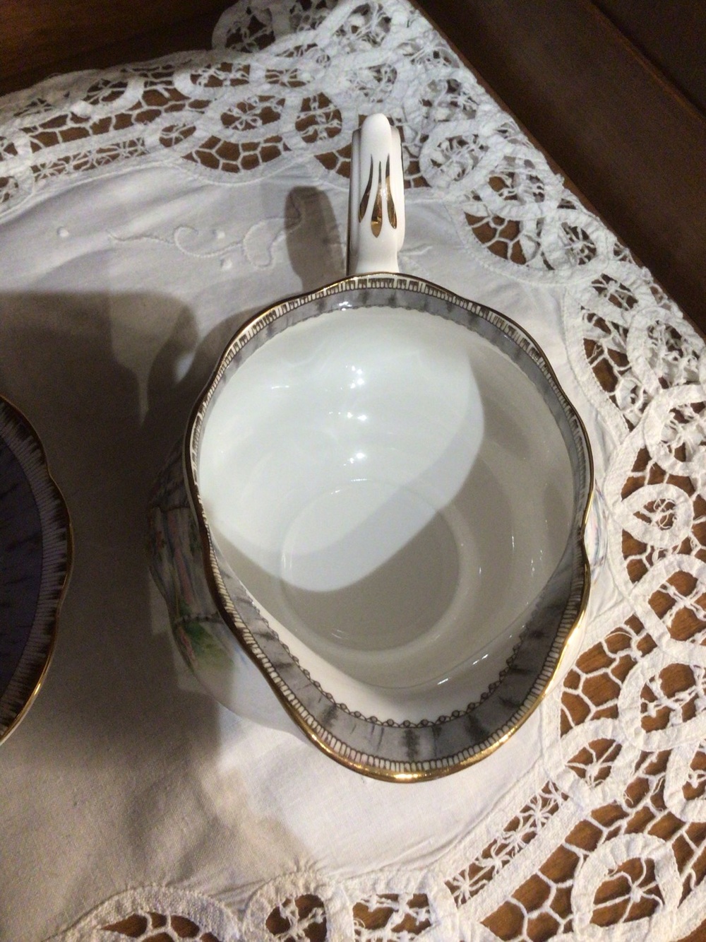 Royal Albert - Silver Birch - Gravy Boat and Underplate - Picture 5 of 7